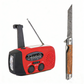 ⏳Zeitlich begrenztes Angebot⏳ Solar-Kurbelradio mit AM/FM-Empfang – 3-LED-Taschenlampe, USB-Notladefunktion und 600-mAh-Akku