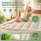 🥳HEISSER SALE 2026🥳💞50.000+ VERKAUFT!👵❤️ Matratzenauflage aus Bambusfaser-Viskose mit tiefen Taschen, gesteppter Matratzentopper, weich & druckentlastend