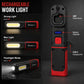 🔥SAKERPLUS Wiederaufladbare Arbeitsleuchte, 3000LM COB LED Magnetische Mechanikerlampe mit 360° Schwenkbügel, 180° Verstellbarem Ständer, Taschenlampen-Modus, USB-C Ladung, IP54 Wasserbeständig für Autoreparatur, Garage & Camping