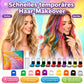 ⌛🚨Letzter Tag – 50 % Rabatt!🎁🎨12 Farben, 1 Applikator – Temporäre Haarkreide für sofortigen Farbwechsel – ohne Bleichen, ohne Schäden, einfach auswaschen✨