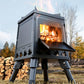 🔥 50% RABATT! 🏕️ Faltbarer Outdoor-Holzofen – Tragbar, vielseitig & ideal fürs Camping ✨