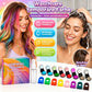 ⌛🚨Letzter Tag – 50 % Rabatt!🎁🎨12 Farben, 1 Applikator – Temporäre Haarkreide für sofortigen Farbwechsel – ohne Bleichen, ohne Schäden, einfach auswaschen✨