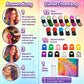 ⌛🚨Letzter Tag – 50 % Rabatt!🎁🎨12 Farben, 1 Applikator – Temporäre Haarkreide für sofortigen Farbwechsel – ohne Bleichen, ohne Schäden, einfach auswaschen✨