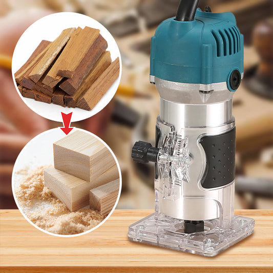 📢📢50 % Rabatt!! ⏰Elektrische Oberfräse & Nutfräse 220V   – Holzfräse zum Nuten, Kantenfräsen & Bohren
