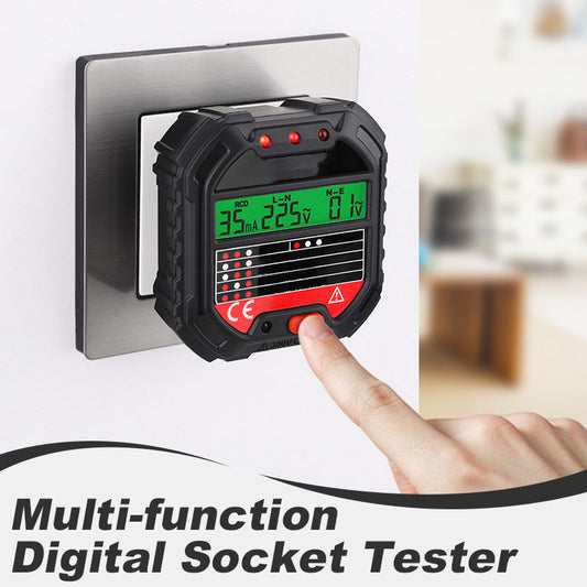Multifunktions-Digital-Steckdosentester