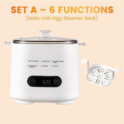🎁Smart Mini-Eierkocher mit Touch-Panel – 6 Eier perfekt zubereitet | 50% Rabatt 🥚