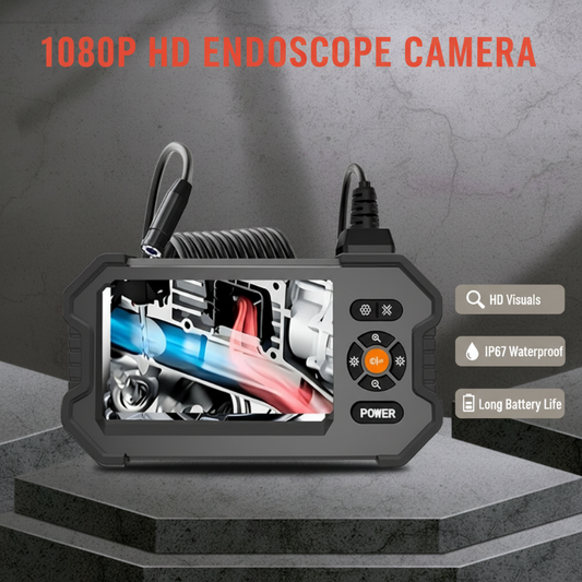🔍 Tragbare 1080P-HD-Endoskopkamera mit 4,3"-Bildschirm