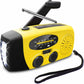 ⏳Zeitlich begrenztes Angebot⏳ Solar-Kurbelradio mit AM/FM-Empfang – 3-LED-Taschenlampe, USB-Notladefunktion und 600-mAh-Akku