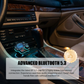 📻 50% RABATT! 🚗 Universeller Dual-Port-FM-Bluetooth-Transmitter – Kabellose Musik, Freisprechen & Doppel-USB-Ladegerät 🔌
