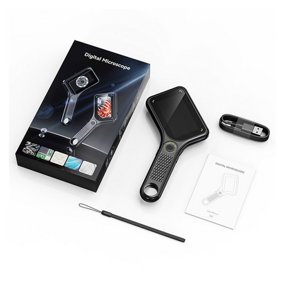 🔬✨ Tragbares Hand-Digitalmikroskop – 50% RABATT! 3-Zoll-IPS-Display, 500-fache Vergrößerung, 8 LED-Leuchten – Entdecken überall. 💪