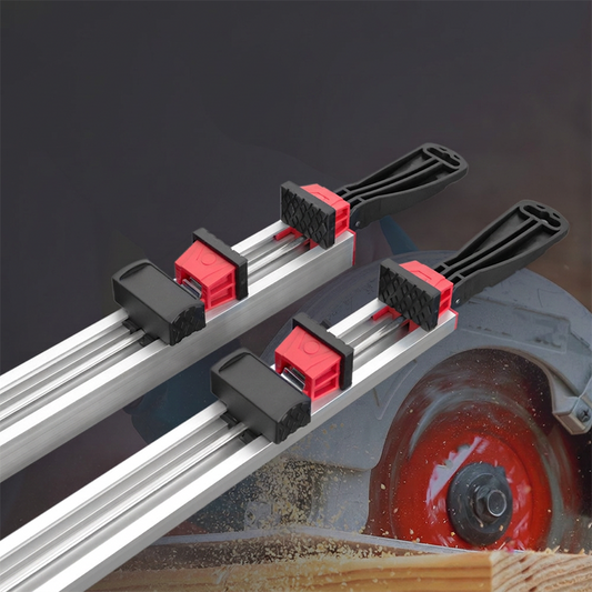 🔥50% RABATT🪵Holzbearbeitung Geradlinienführung Schneidklemme – Präzisions-Sägeführung für Kreissäge & DIY Holzprojekte