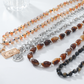 🌿 50% RABATT!✨ Retro mehrlagige Perlenkette, zartes Design, perfekt kombinierbar für Alltag und Fest💎