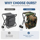 Tragbarer Falthocker Rucksack 2-in-1 Outdoor Camping Sitzhocker