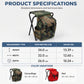Tragbarer Falthocker Rucksack 2-in-1 Outdoor Camping Sitzhocker