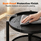 Multi-Tier Round Metal Rotating Storage Cart