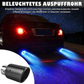 📢📢50% RABATT !!⏰Universelles LED-Auspuffrohr für Autos