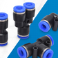 1/4-Zoll Pneumatisches Steckanschluss-Schlauchverbinder-Set