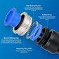 1/4-Zoll Pneumatisches Steckanschluss-Schlauchverbinder-Set