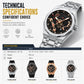 ⌚ ZEITLICH BEGRENZT: 50% RABATT! ✨ Herren Sport-Quarzuhr – Skeleton-Look, Leuchtzeiger & Wasserdicht 🌟