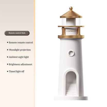 LED-Nachtlicht im Leuchtturm-Design